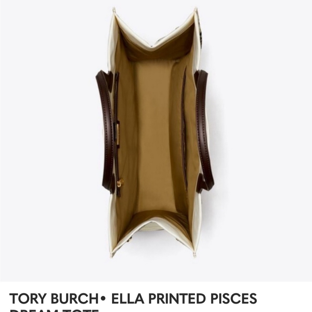 BRAND NEW Tory Burch Extra Large ELLA Pisces Tote - Picture 3 of 12